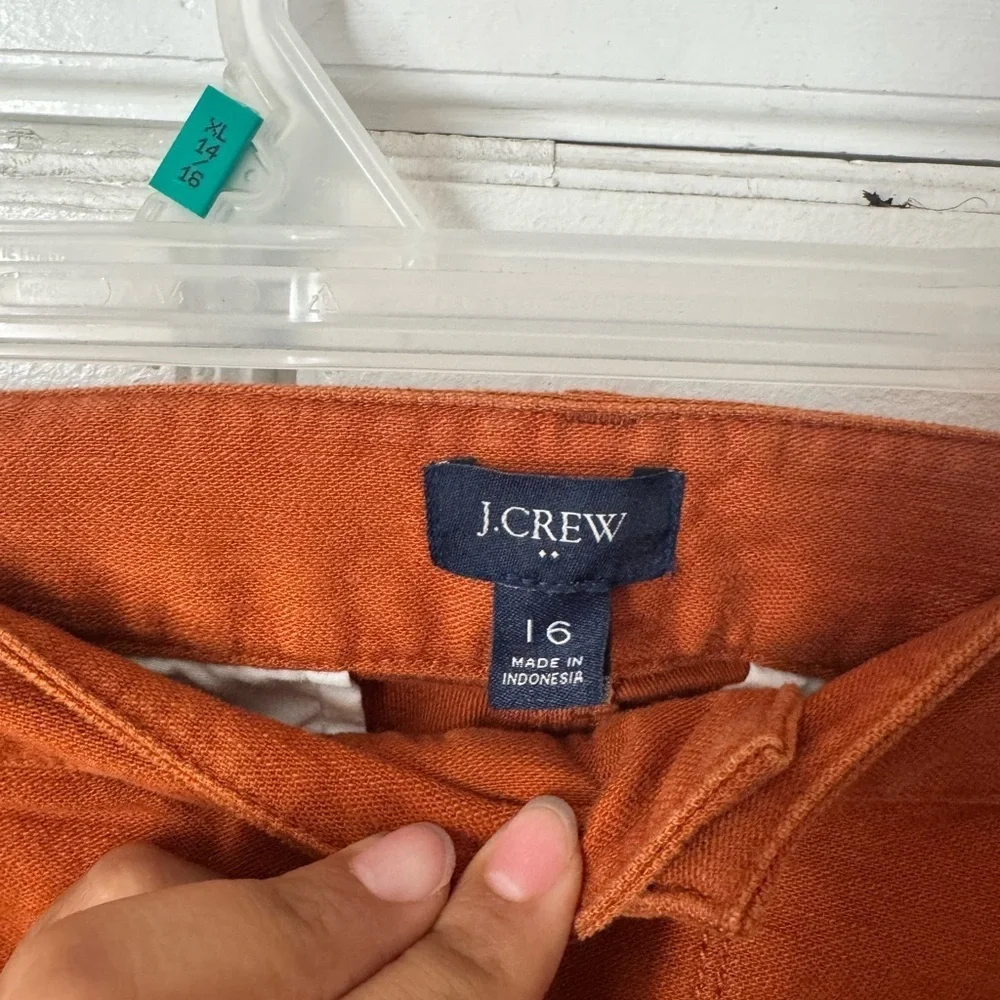 J. Crew Terracotta Trousers